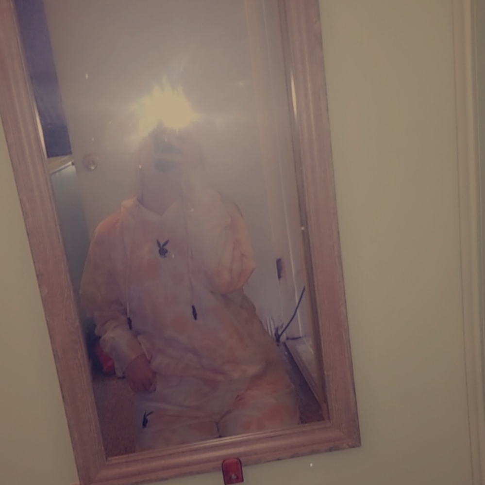 Playboy bunny sweatpants and hoodie set